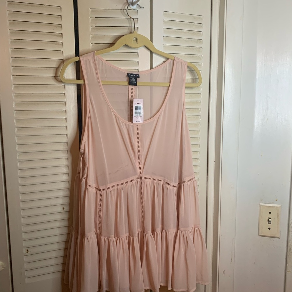 Torrid Blush Sleeveless Top